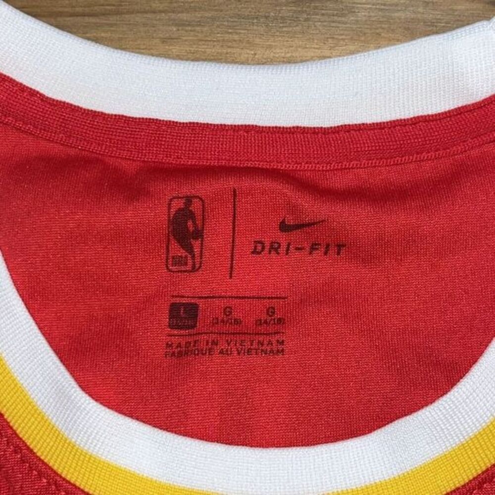 Nike Trae Young Atlanta Hawks Authentic Swingman Icon City Jersey Unisex Large - Picture 4 of 8
